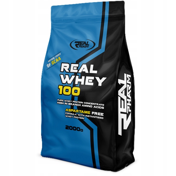 Protein Wpc Real Pharm prášek 2000 g příchuť čokoláda-ořech