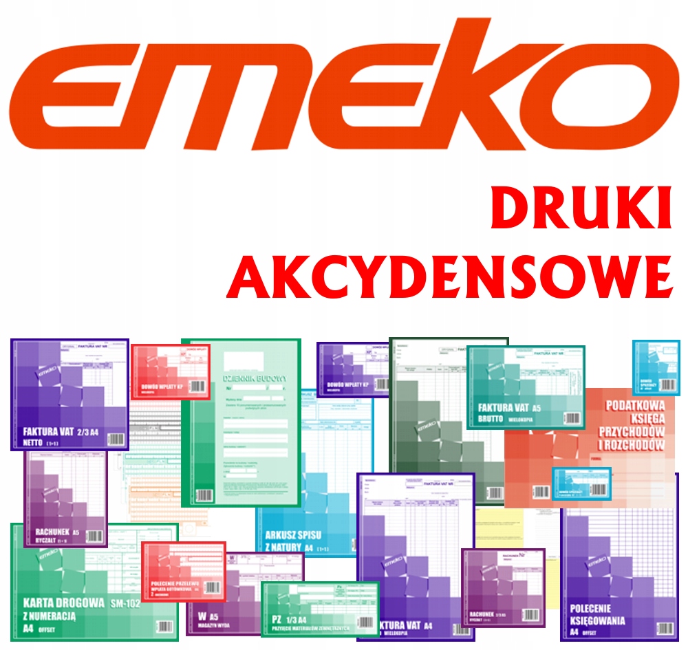 EWIDENCJA przebiegu pojazdu i kosztów A5 Emeko 719 Marka Emeko