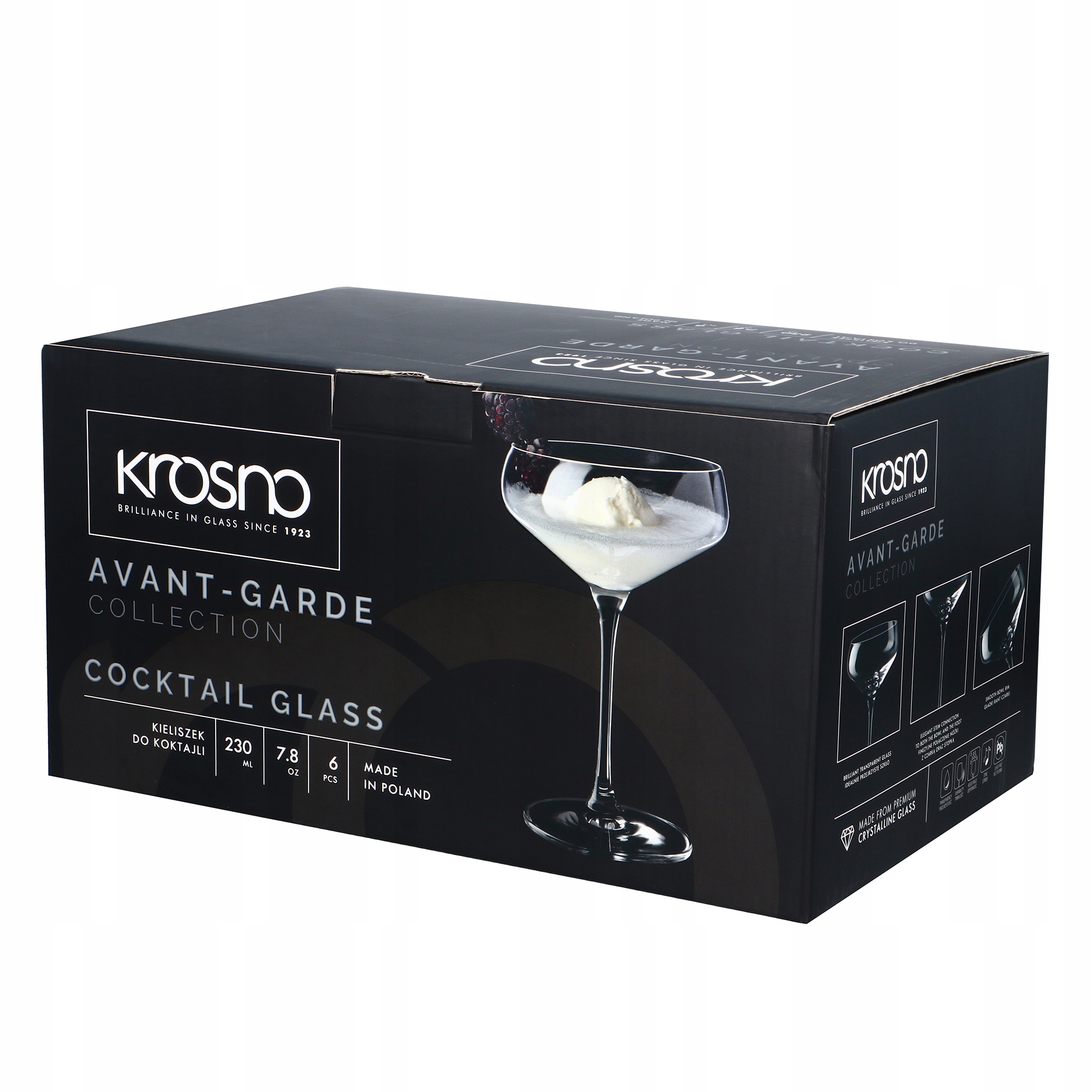 

Kieliszki do koktajli 230ml Avant-garde Krosno