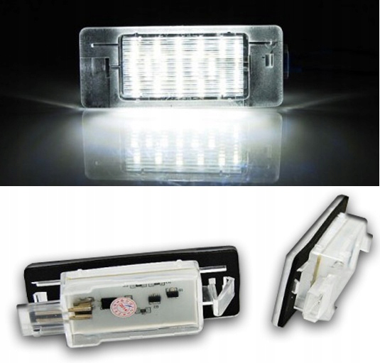 OPEL VECTRA C KOMBI Lampki LED tablicy rejestracji Producent części EinParts Automotive