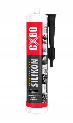 

Czarny Silikon CX80 Professional 310ml Temp.