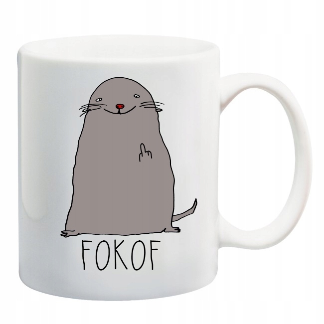 

Kubek śmieszny Foka Fok Off Foczka
