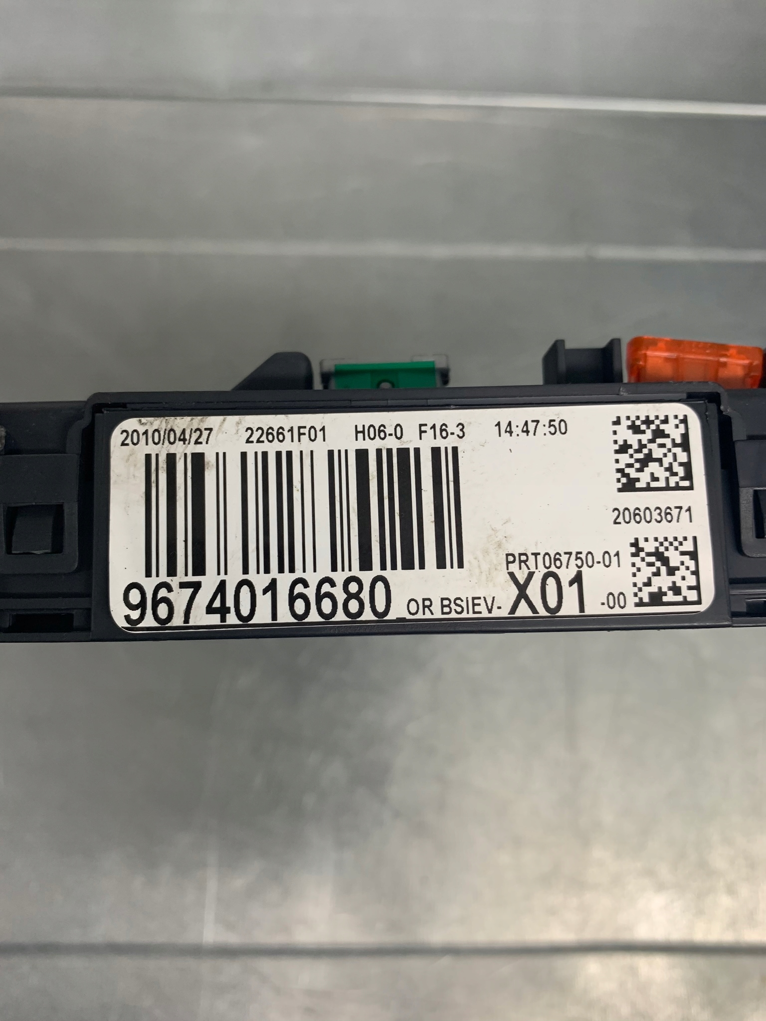 MODUŁ BSI PEUGEOT 207 1.6 HDI 9674016680