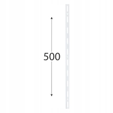 WLS 500 szyna pojedyńcza do systemu regałowego BIAŁA Kolor biały