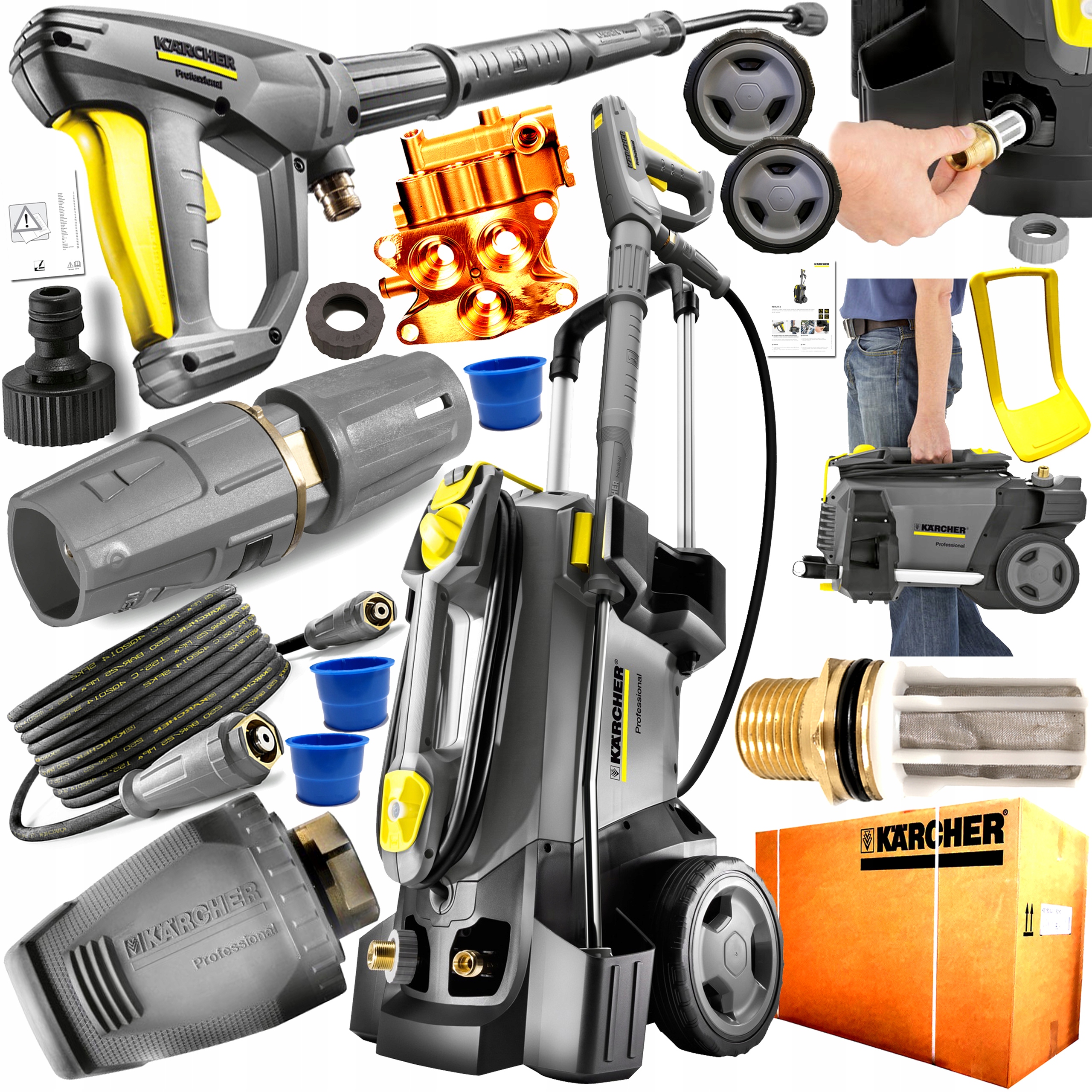 

Karcher Myjka Ciśnieniowa Hd 5/15C Plus +dysze Pro