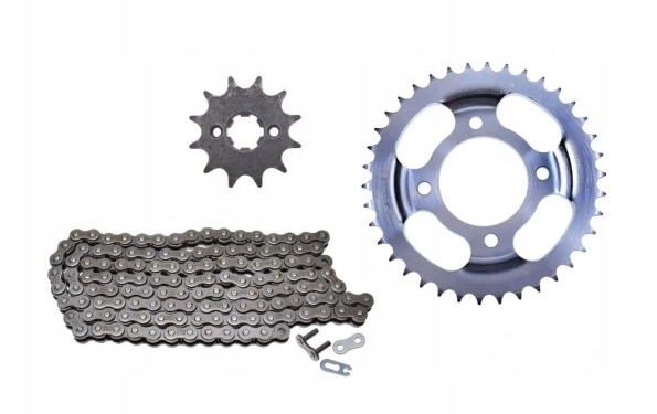 ZESTAW NAPĘD ŁAŃCUCH ZĘBATKA ROMET ZETKA 50 ZK