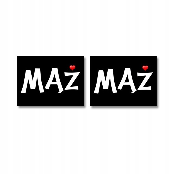 

Naklejki na buty Mąż ślub wesele gadżety weselne