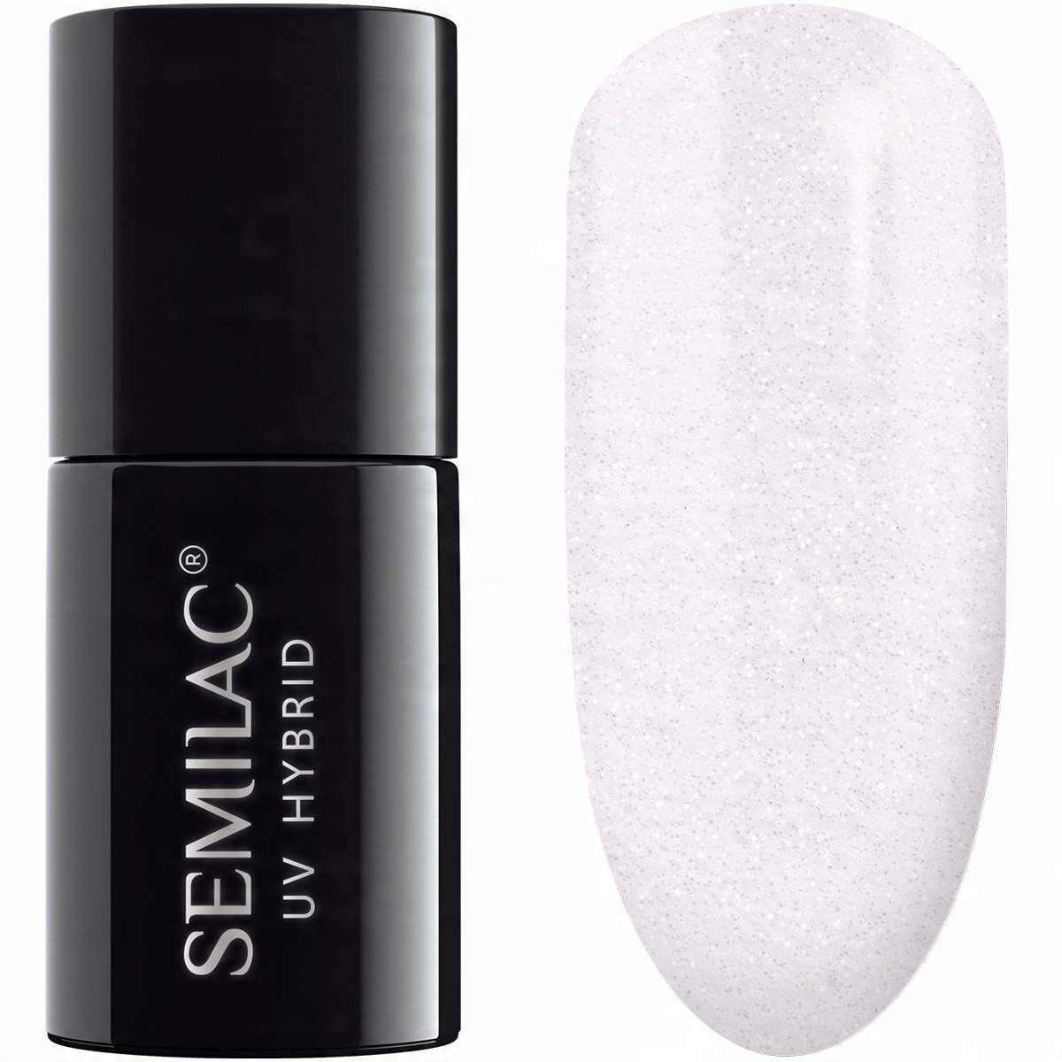 

092 Semilac Lakier Hybrydowy Shimmering White 7ML