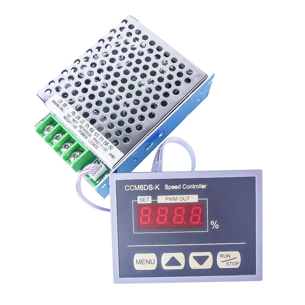 Regulator obrotów silnika DC PWM 10-80V 30A z wyświetlaczem – Konfigurowalne ustawienia