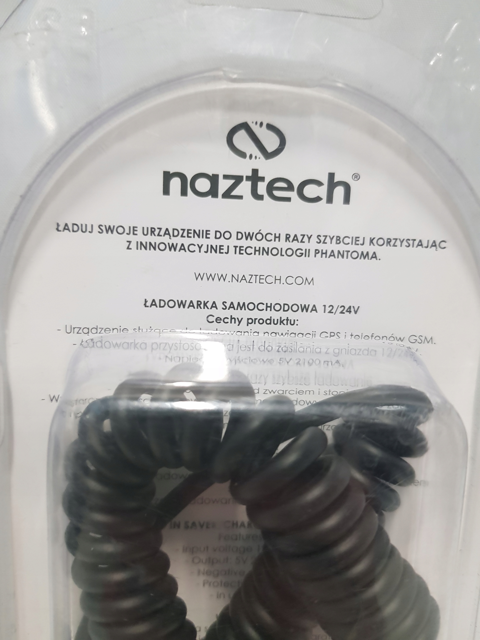 Ładowarka Samochodowa PHANTOM Micro USB 2A Producent inny