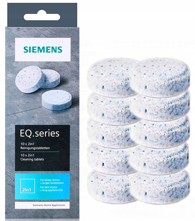 Levně 2 x Siemens Čisticí tablety TZ80001+ Filtr Brita Eq série TZ70003