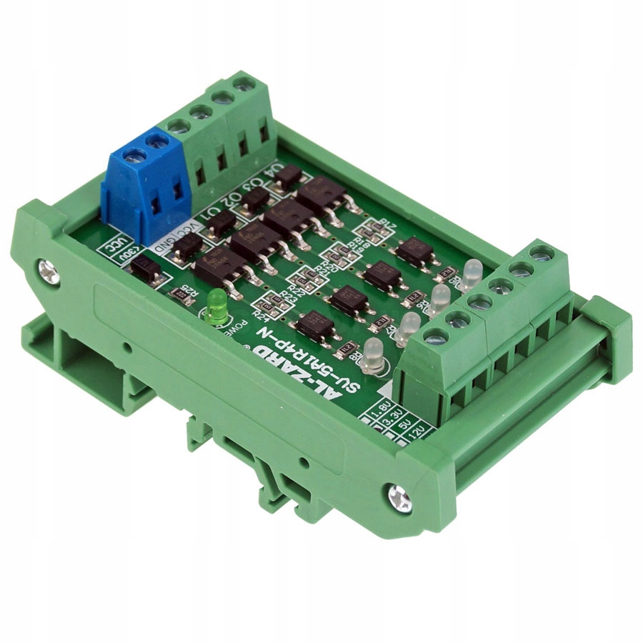 Moduł optoizolatora PLC na szynę DIN