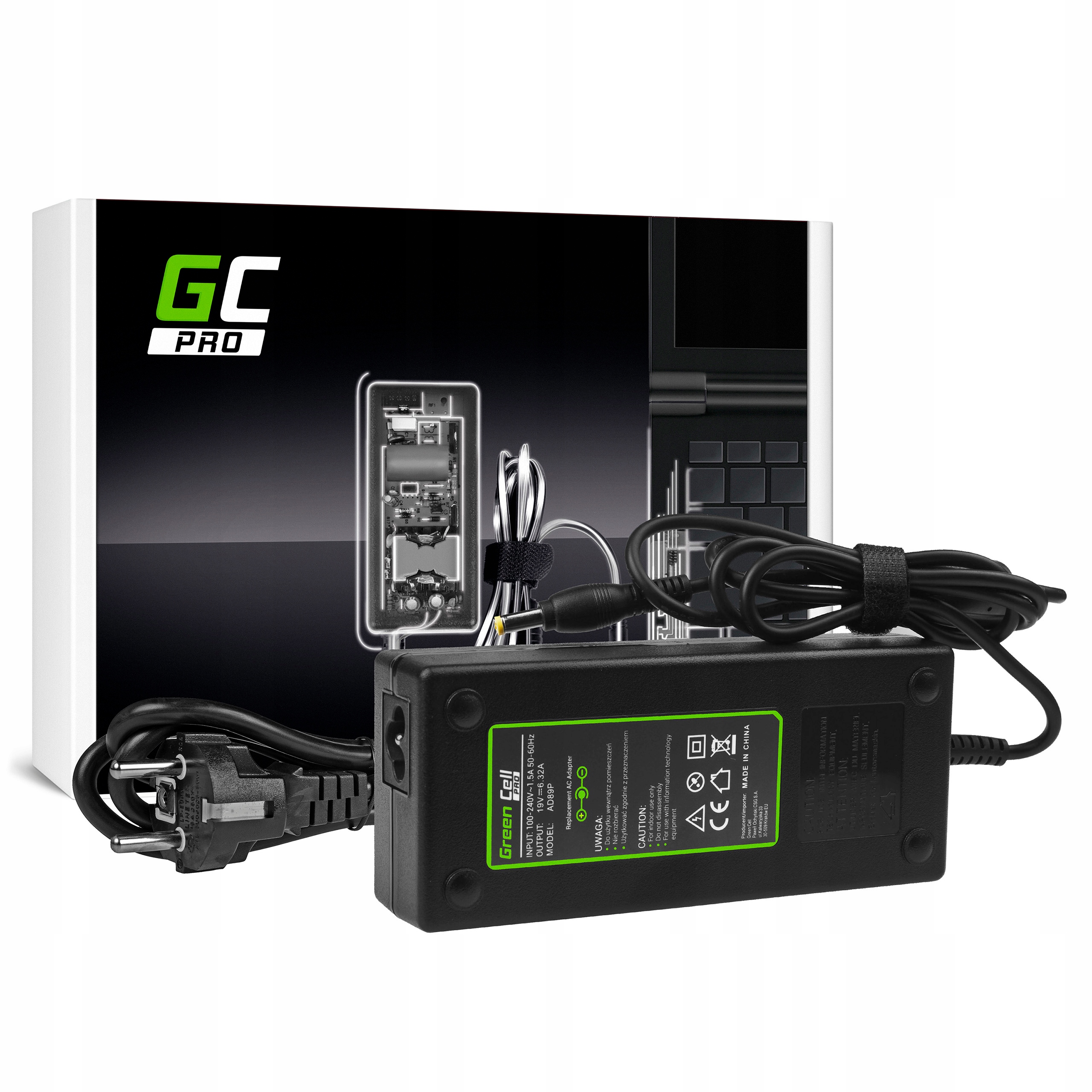 

Ładowarka 120W do Acer 19V 6.32A 5.5-1.7mm