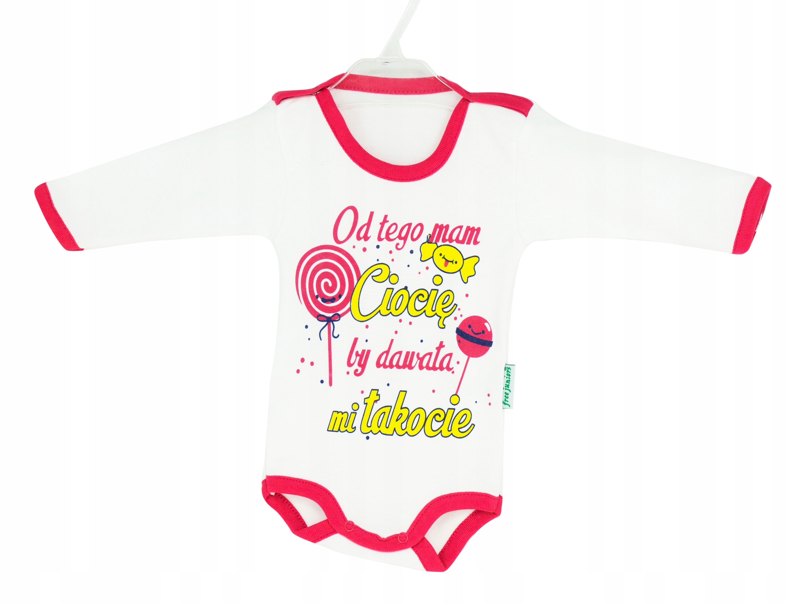 

Bawełniane body prezent od cioci 0311 rozmiar 74
