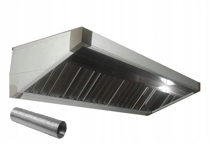 Okap Gastronomiczny S 180-70-40 Filtry Nowy Rura