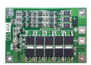 

Moduł zabezpieczający Bms Li-ion 18650 3s 12,6 40A