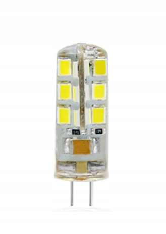 

Żarówka G4 1,6W=180lm 24 Led 230V Silikon Ciepły