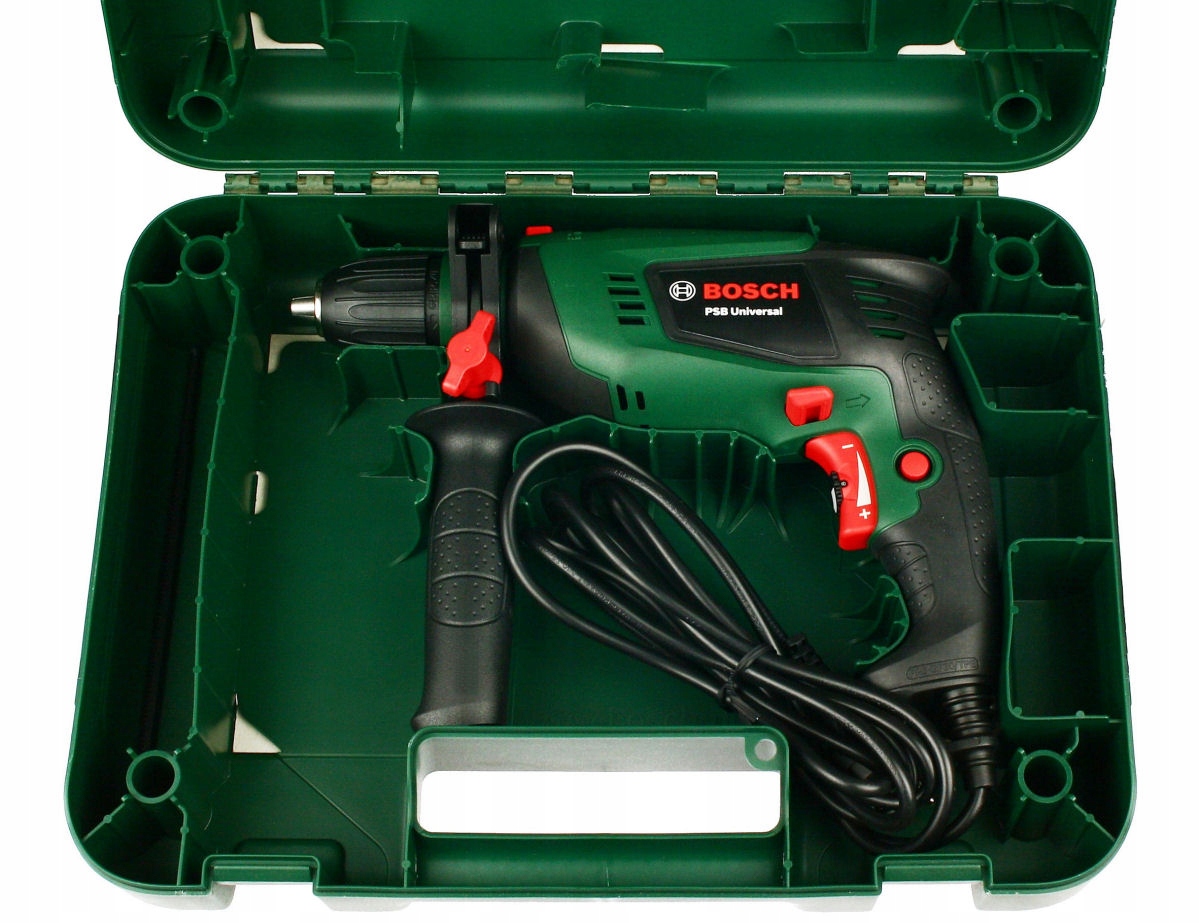 WIERTARKA 701W PSB 700RE UNIVERSAL BOSCH + WALIZKA Rodzaj udarowa