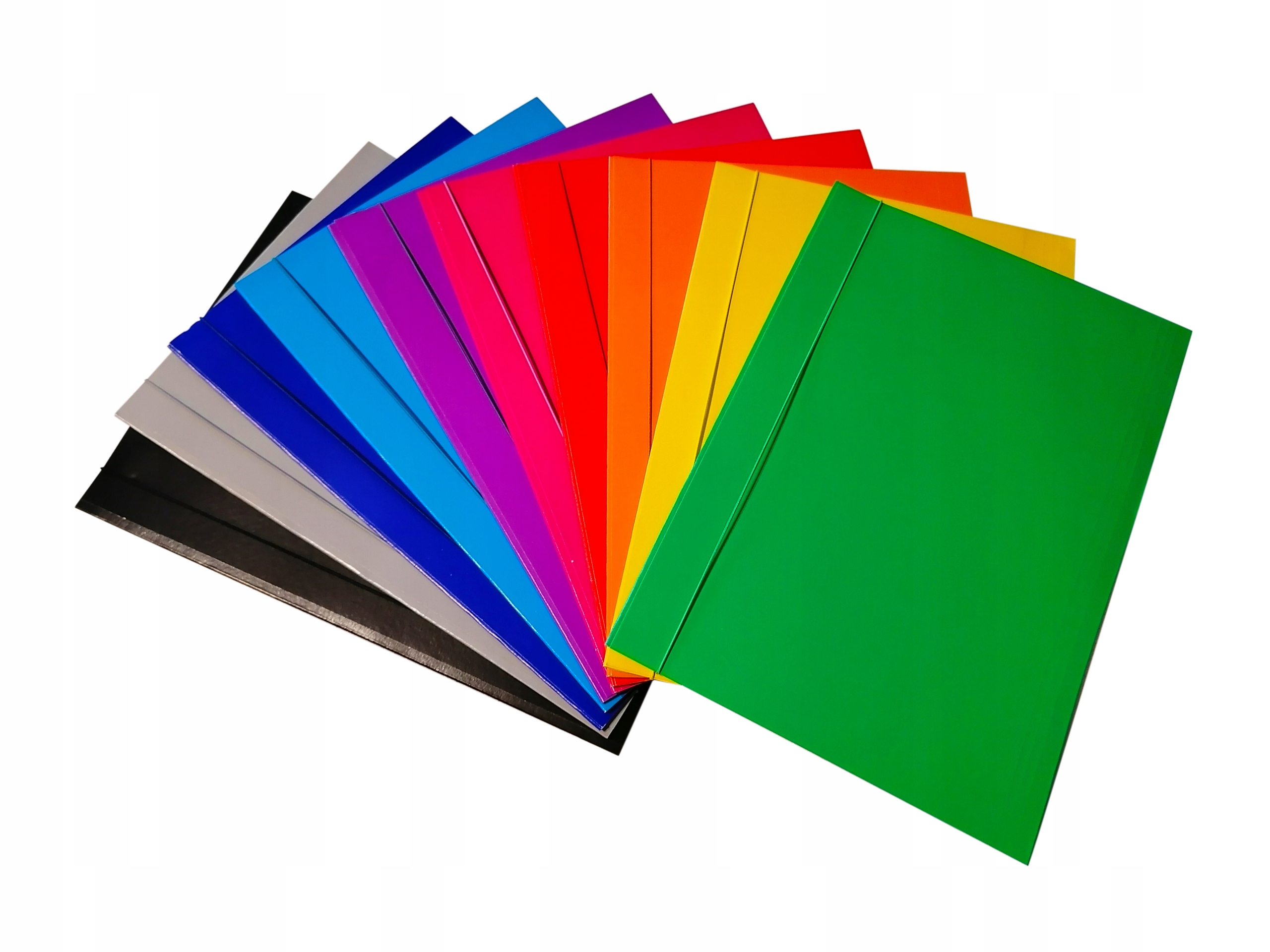 

Teczka z gumką lakierowana MIX kolorów 10 szt.