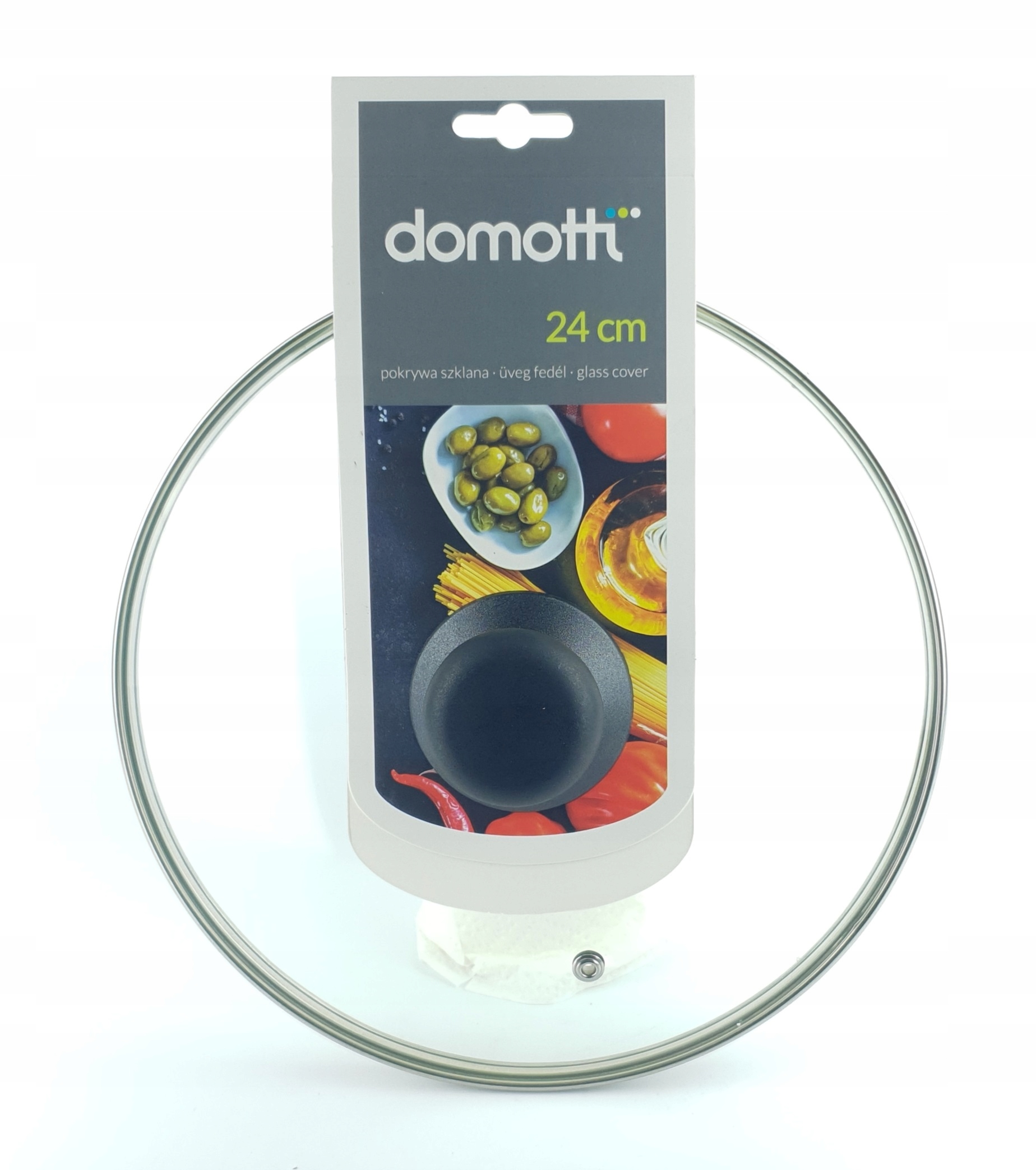 

Pokrywka Szklana Żaroodporna Domotii 24CM