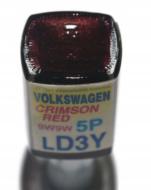 

Vw LD3Y Crimson Red Lakier Zaprawka Do Rys Ara