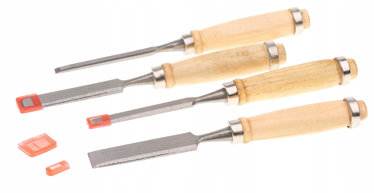 

Dłuta Do Drewna Stolarskie Drewniana Rączka 4 szt.