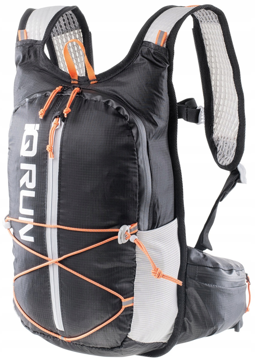 Plecak BIEGOWY IQ Ultrarunner 6 L czarny DO BIEGANIA NA ROWER