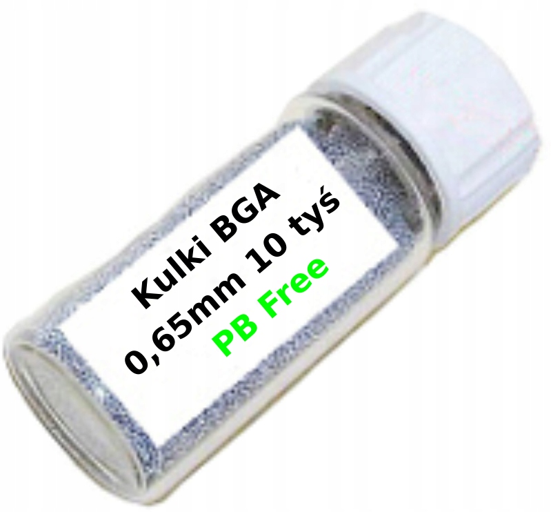 

Kulki Bga Pmtc 0,65mm 10000szt Sn96,5/Ag3/Cu0,5