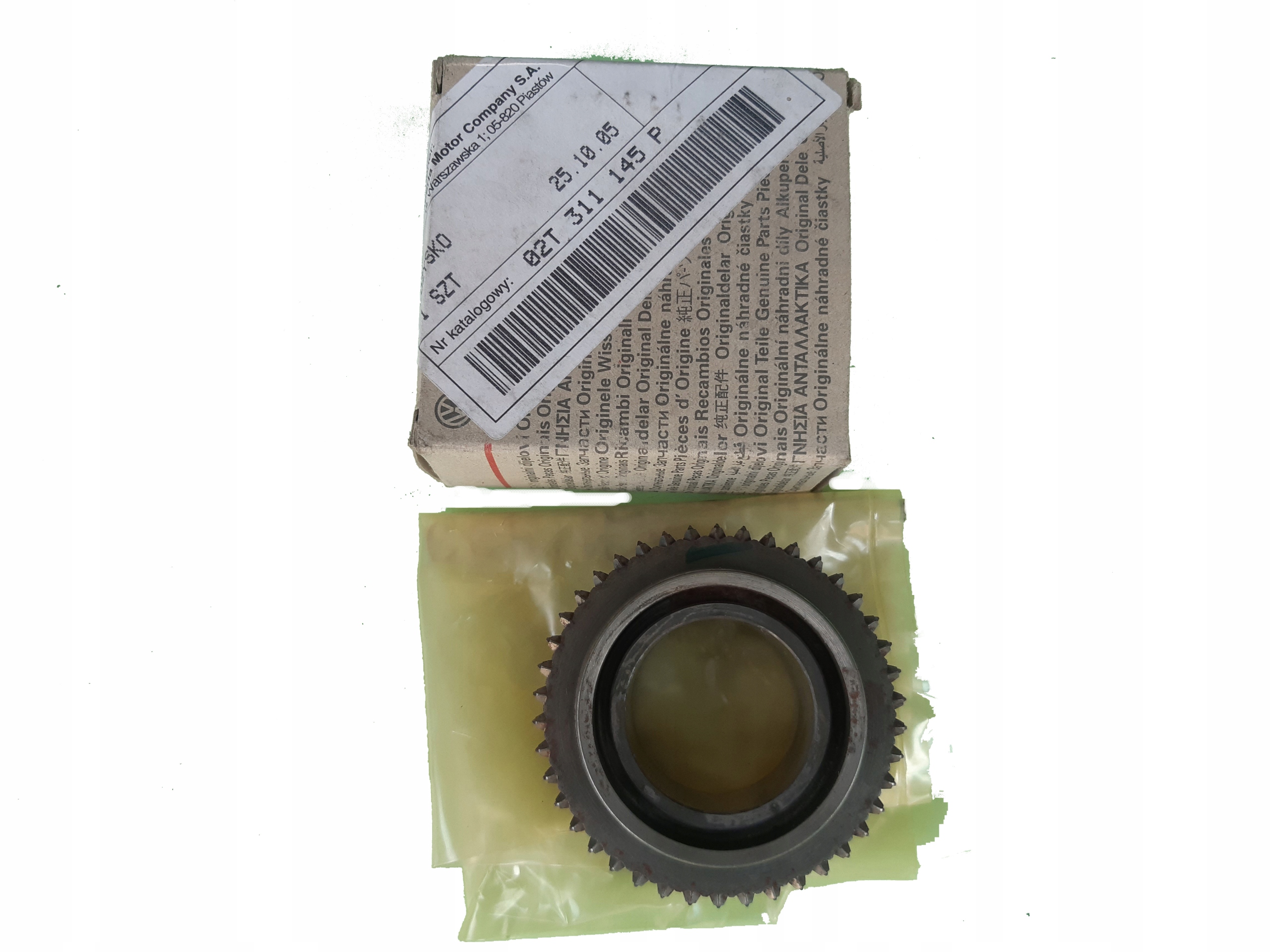 КОЛЕСО 4 ПЕРЕДАЧ 02T311145P 40/39 VW SKODA SEAT