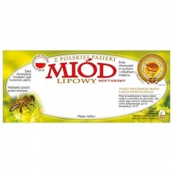 

Etykieta na miód Lipowy 100 szt etykiety Lipa E63