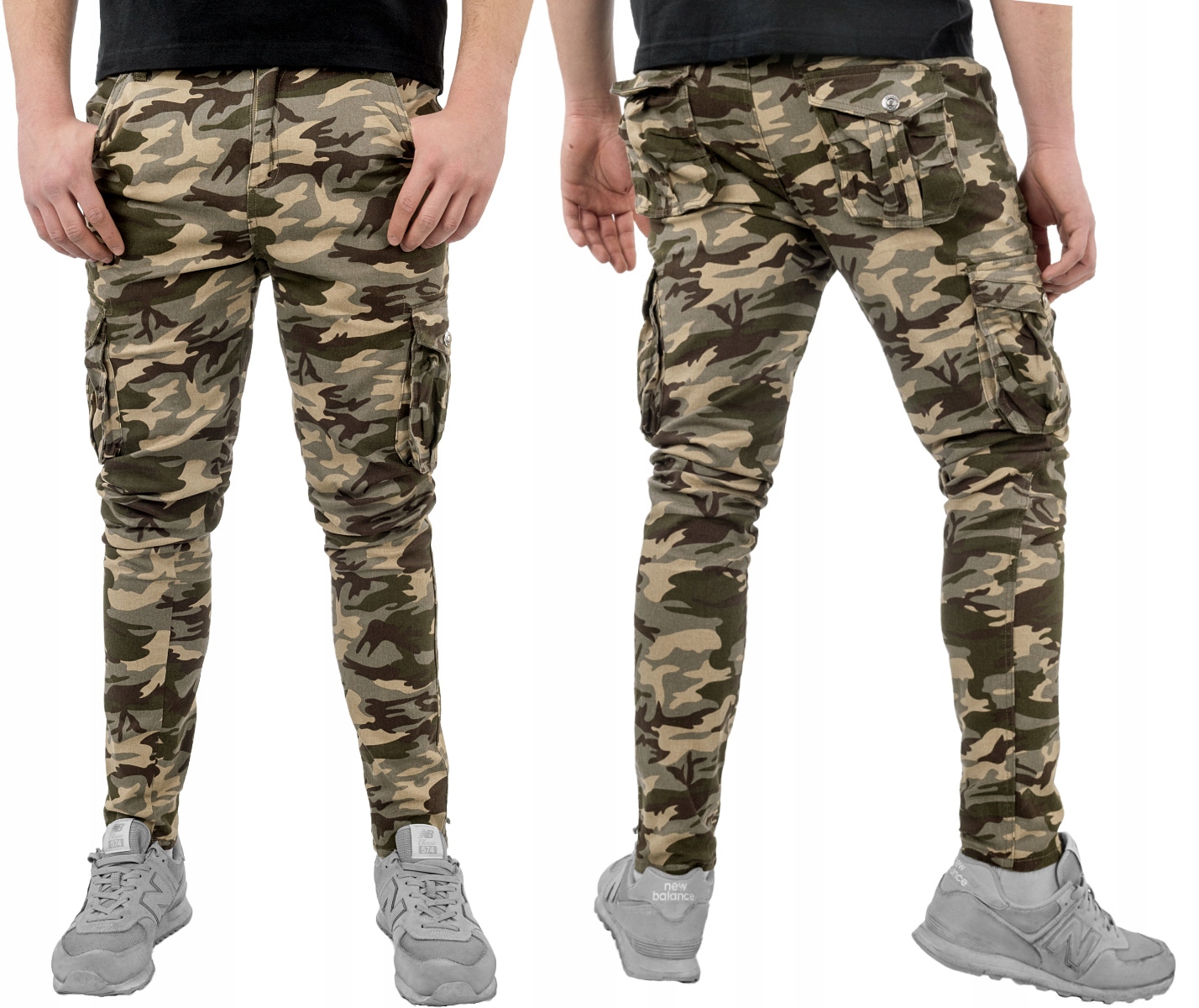 Spodnie Bojówki Moro Wojskowe Męskie ZD17 r 80 cm