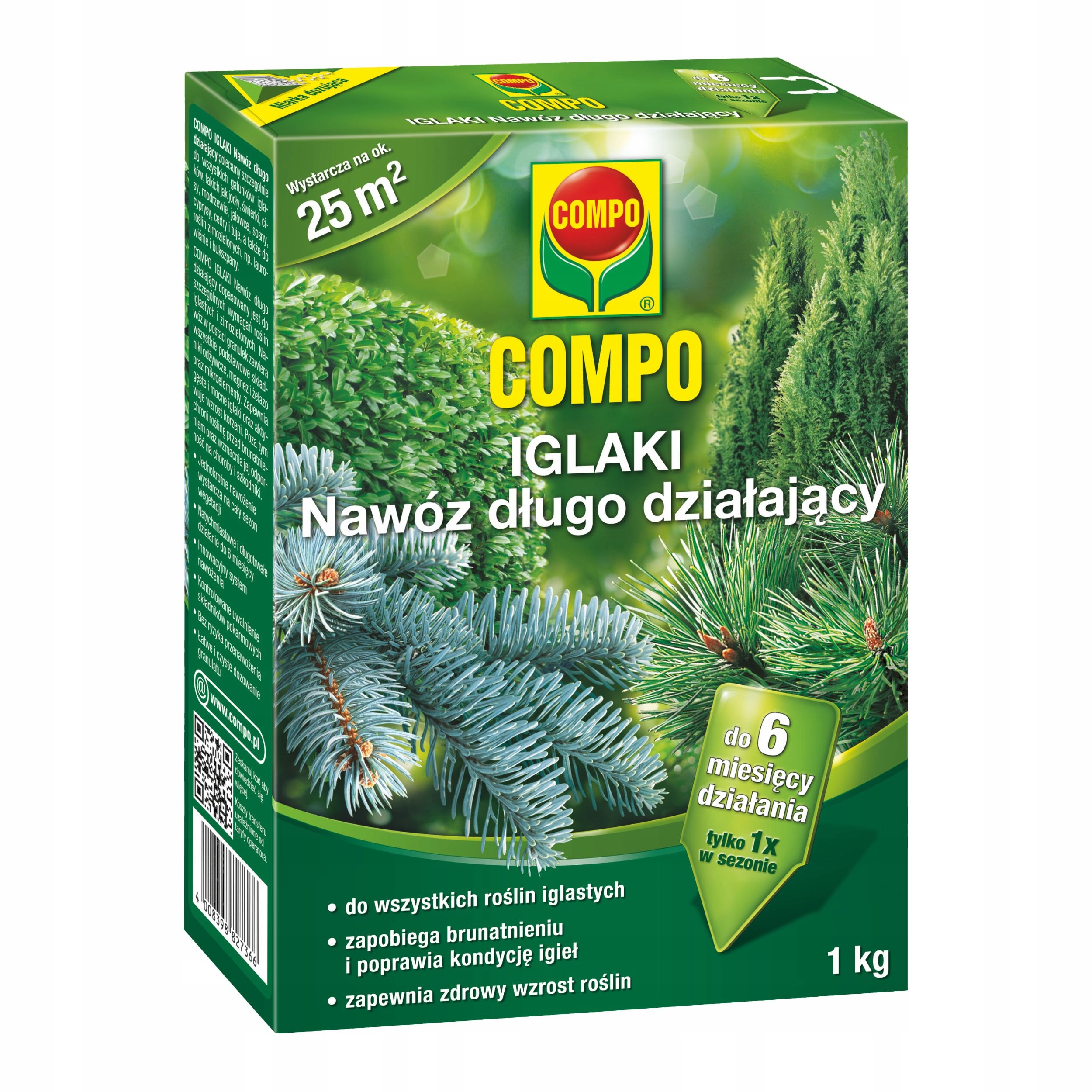 

Compo Nawóz Do Iglaków Tuji Świerków Jodeł Cisów