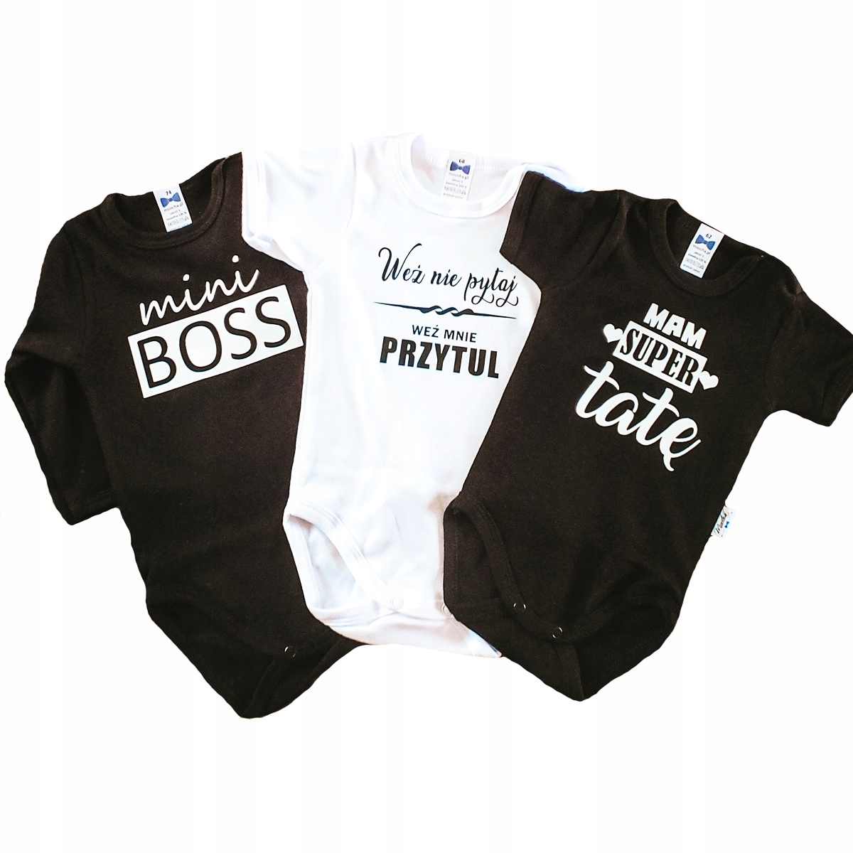 

Wyprawka dla noworodka niemowlaka - 3x Body zestaw