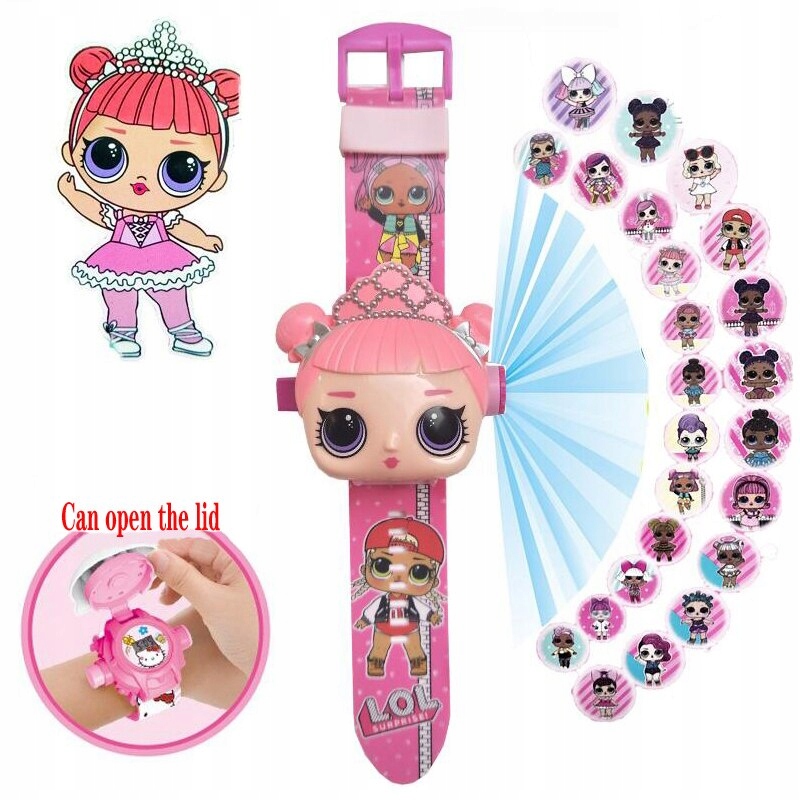 Zegarek cyfrowy LED projektor LOL SURPRISE 24 H PL Marka Inna marka