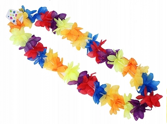 KWIATY HAWAJSKIE NASZYJNIK HAWAJSKI GIRLANDA 110CM