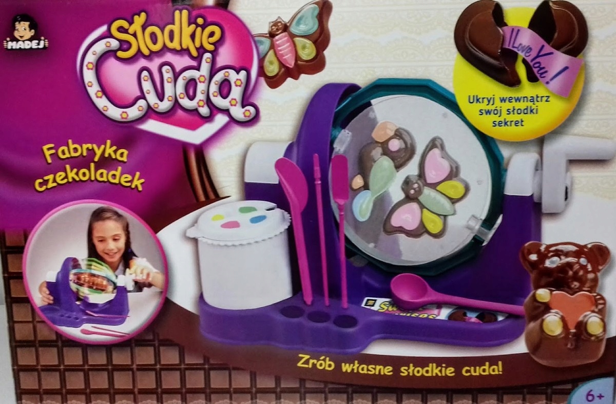 FABRYKA CZEKOLADEK SŁODKIE CUDA DLA DZIECI 6+ Materiał plastik