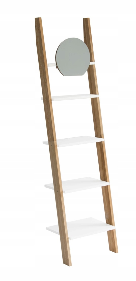 Koberec Biela skrinka police rebrík s zrkadla, chodba