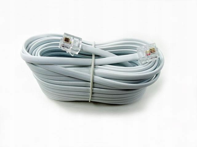 

kabel przewód telefoniczny Rj 11 6p4c 10m rj11