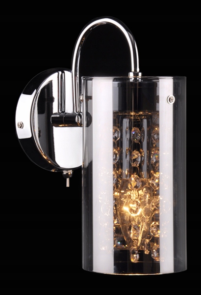 Kinkiet ścienny Kryształ Szklany Klosz MARIO 1 EAN (GTIN) 5902150101413