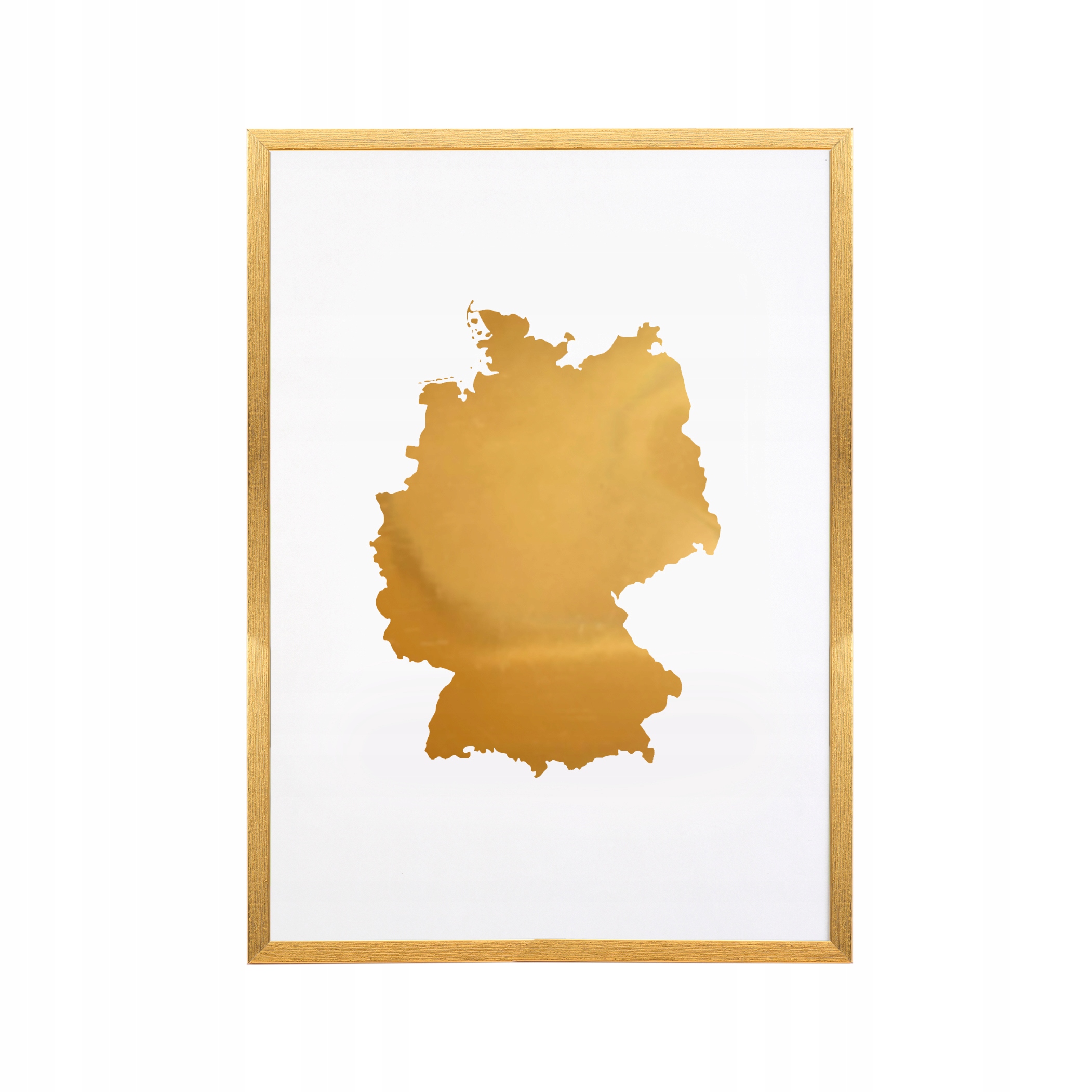 

Plakat pozłacany złoty A4 21x29,7 w ramce Niemcy