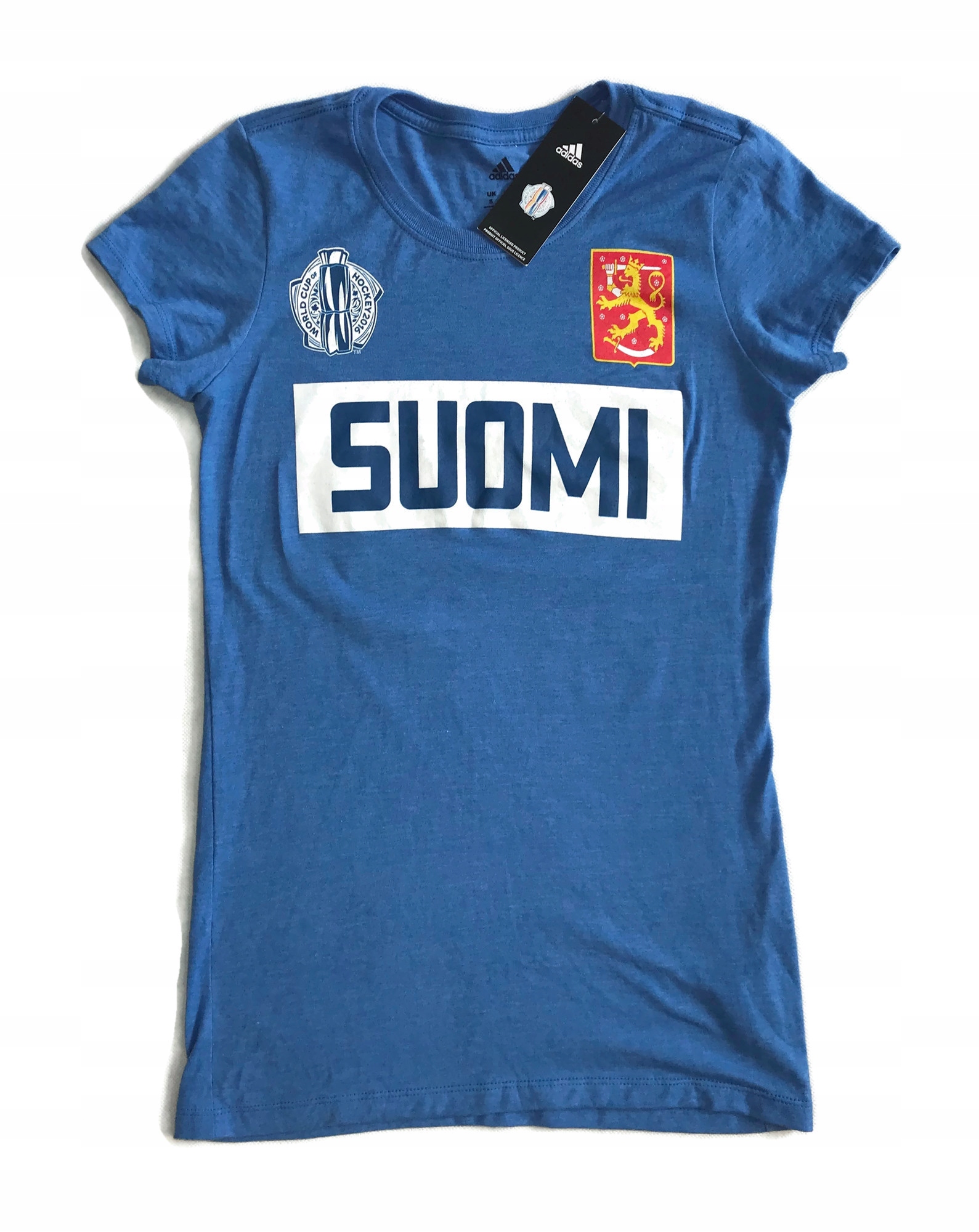 KOSZULKA DAMSKA ADIDAS FINLANDIA MŚ16 DONSKOI L