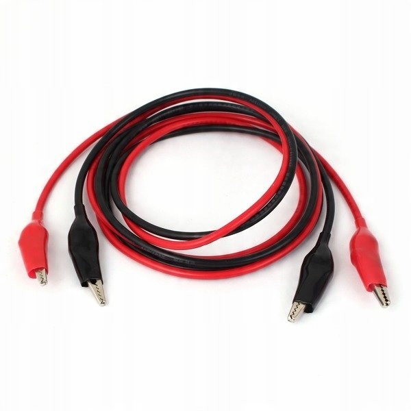 

Przedłużacz z krokodylkami (żabki) grube 20AWG 1m
