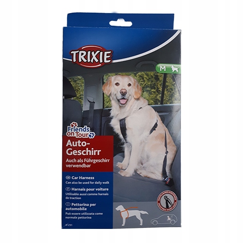 

Szelki samochodowe dla psa pasy Trixie rozm. M