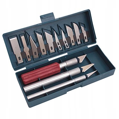 

Skalpele nożyki modelarskie zestaw 13szt SKAL13