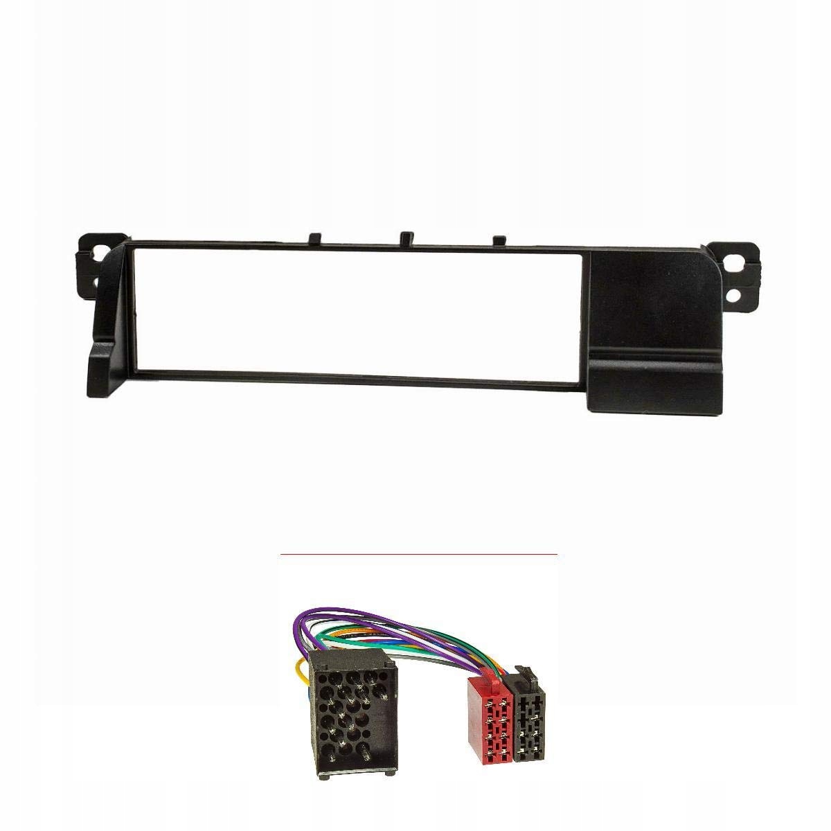 BMW 3 E46 RAMKA RADIOWA MASKOWNICA + ZŁACZE ISO