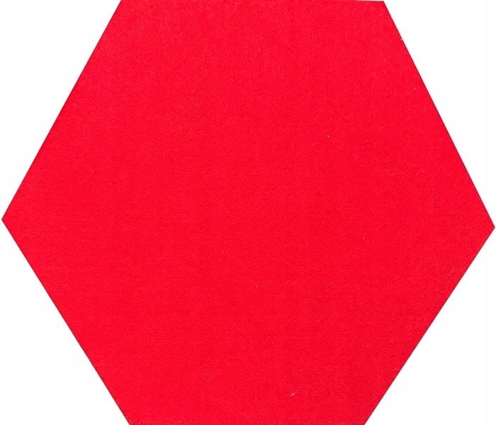 

Samoprzylepne Naklejki Ścienne Hexagon Czerwony