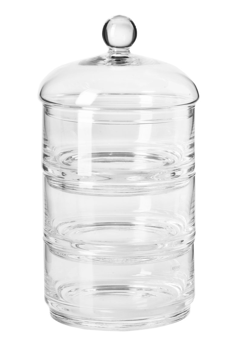 

Komplet pojemników Glamour Krosno 3 salaterki