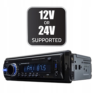 RADIO SAMOCHODOWE 24V MP3 BLUETOOTH DO CIĘŻARÓWKI