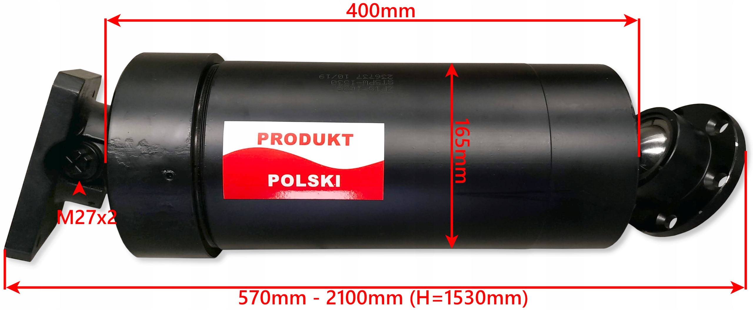 ST-5PW.1530-00 - ТЕЛЕСКОПИЧЕСКИЙ ПРИВОД ГИДР. ХОД 1530 12Т