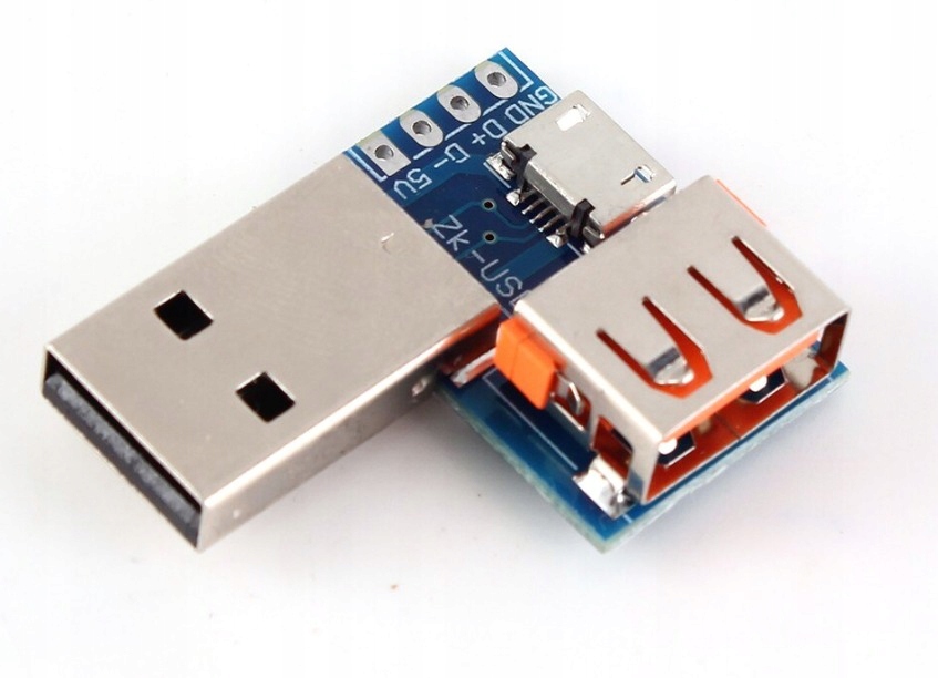 

Adapter gniazdo-wtyk Usb A micro Usb ZK-USB3